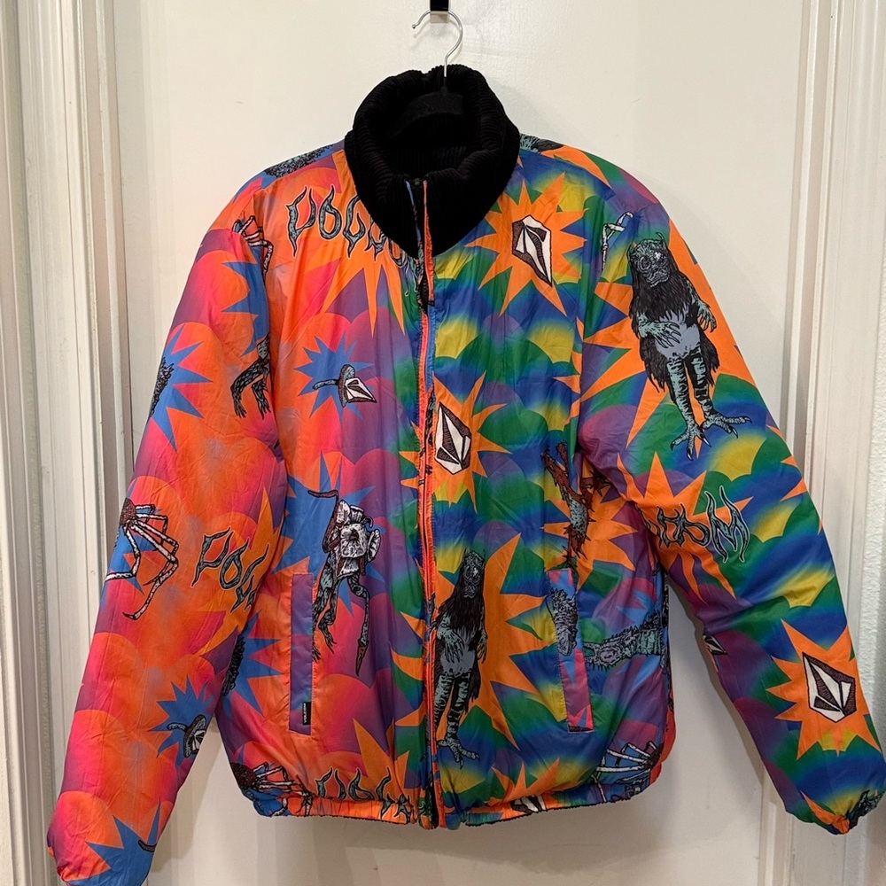 Volcom Colorful Patterned Jacket - Picture 3 of 6
